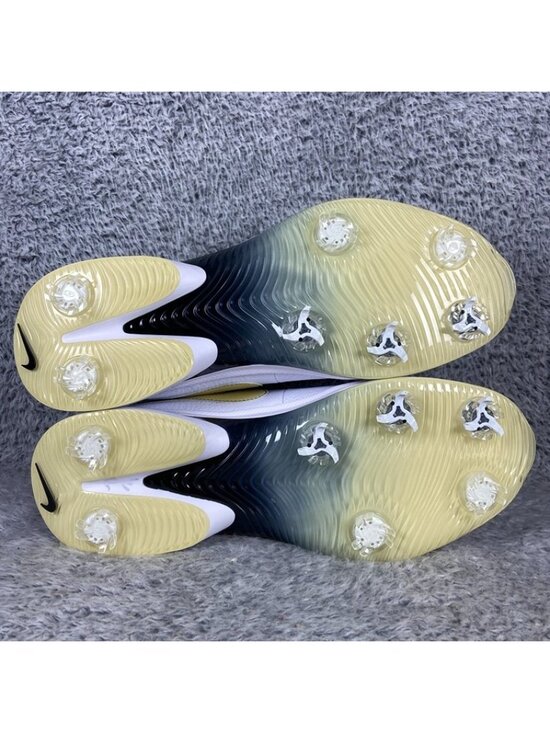 Nike Air Zoom Victory Tour 3 Golf Spikes Size 12.5 Men White Gold FQ3273-107